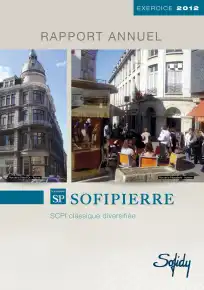Rapport annuel - 2012