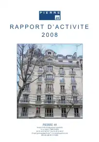 Rapport annuel - 2008