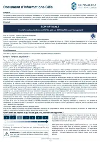 Informations clés (DIC) - 2025