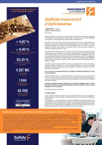 Bulletin trimestriel - 1er trimestre 2023