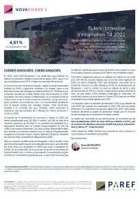 Bulletin trimestriel - 4ème trimestre 2022