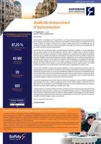 Bulletin trimestriel - 2ème trimestre 2024