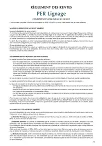 Règlement complet des rentes