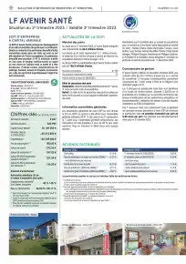 Bulletin trimestriel - 2ème trimestre 2023