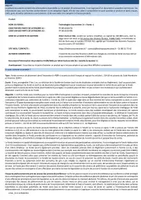 Informations clés (DIC) - 2026