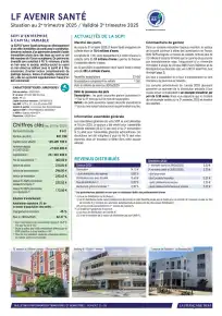 Bulletin trimestriel - 2ème trimestre 2025
