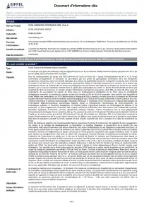 Informations clés (DIC) - 2026