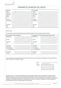 Demande de transfert