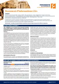 Informations clés (DIC) - 2025