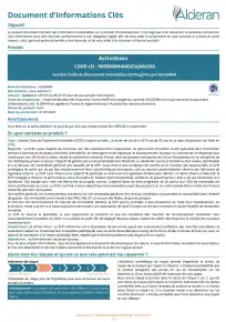 Information clé (DIC) - 2023