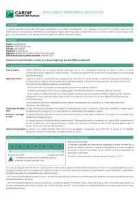 Information clé (DIC)