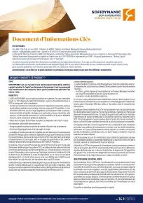 Information clé (DIC) - 2026