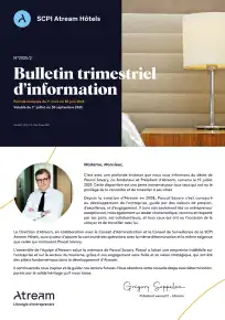Bulletin trimestriel - 2ème trimestre 2025