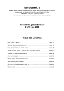 Rapport annuel - 2008