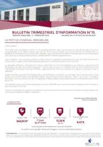 Bulletin trimestriel - 2ème trimestre 2022