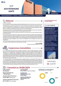 Bulletin semestriel - 1er semestre 2024