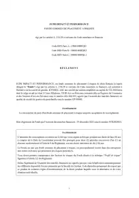 Règlement complet - 2023