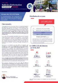Bulletin trimestriel - 2ème trimestre 2025