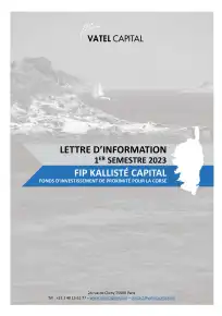 Lettre d'information FIP Corse - 1er semestre 2023