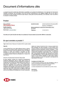 Information clé (DIC)