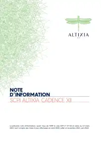 Statuts & Note d'information - 2022