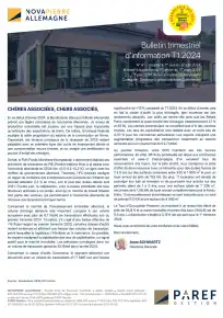 Bulletin trimestriel - 1er trimestre 2024