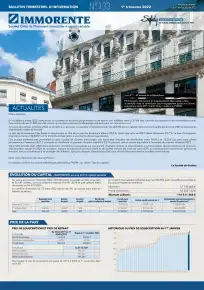 Bulletin trimestriel - 1er trimestre 2022