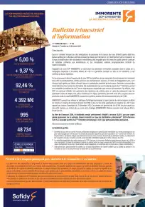 Bulletin trimestriel - 3ème trimestre 2024