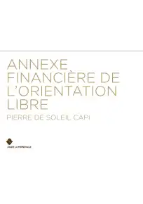 Annexe financière orientation libre