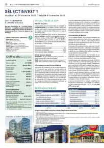 Bulletin trimestriel - 3ème trimestre 2023