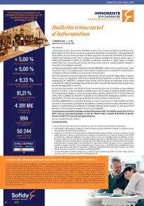 Bulletin trimestriel - 1er trimestre 2026