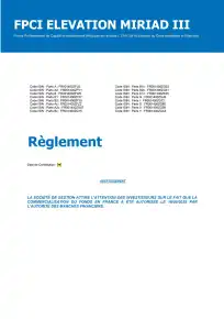 Règlement complet - 2025