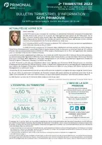 Bulletin trimestriel - 2ème trimestre 2022