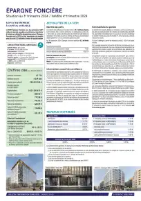 Bulletin trimestriel - 3ème trimestre 2024