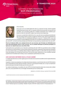 Bulletin trimestriel - 3ème trimestre 2020