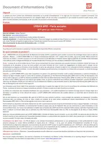 Informations clés (DIC) - 2025