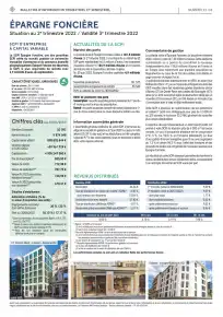 Bulletin trimestriel - 2ème trimestre 2022