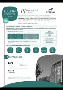 Bulletin semestriel - 1er semestre 2023