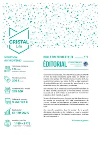 Bulletin trimestriel - 1er trimestre 2023