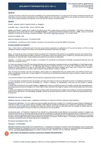 Information clé (DIC) - 2025