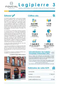 Bulletin trimestriel - 4ème trimestre 2018