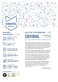 Bulletin trimestriel - 3ème trimestre 2022