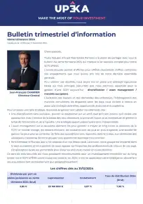 Bulletin trimestriel - 4ème trimestre 2024