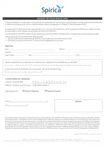 Mandat de prélèvement SEPA
