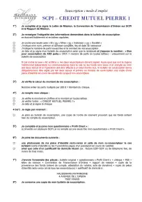 Bulletin de souscription (BS)