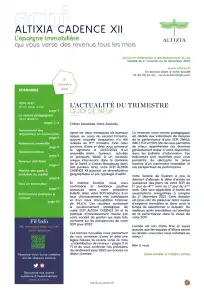 Bulletin trimestriel - 3ème trimestre 2021