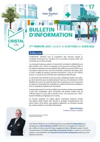 Bulletin trimestriel - 2ème trimestre 2025