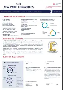 Bulletin trimestriel - 3ème trimestre 2024