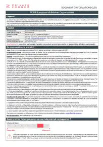 Informations clés (DIC) - 2026
