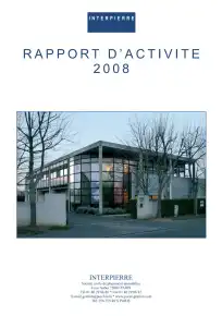Rapport annuel - 2008